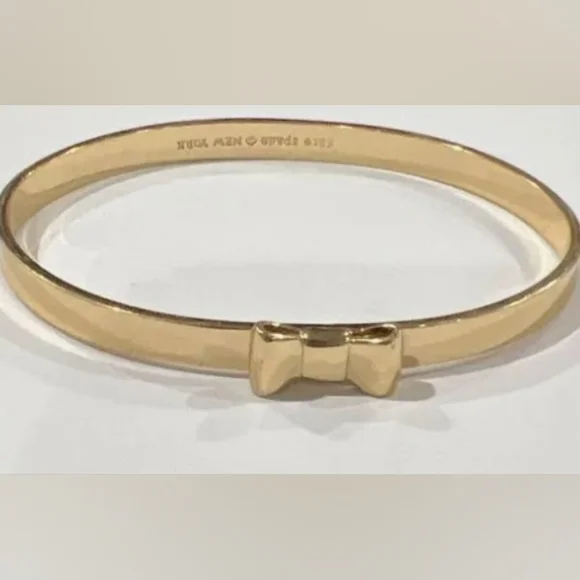 Kate Spade bangle bracelet dainty bow - Picture 1 of 2